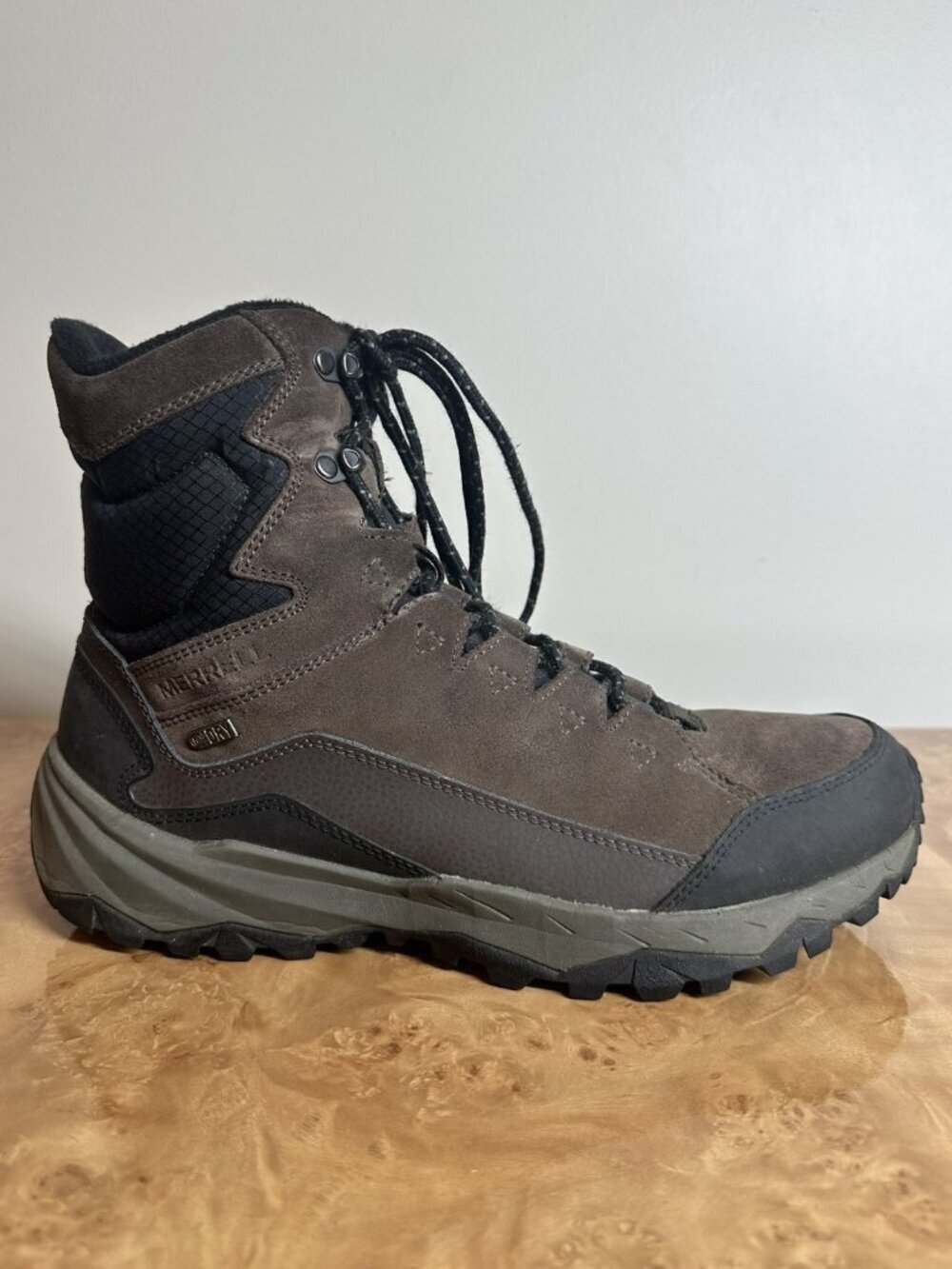 Merrell J32951 GORE-TEX Waterproof Mid Hiking Boots Brown Men's Size 10